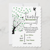 Reunion Invitation Kaart (Voorkant)