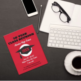 Reunion Invite! Aangepast Briefkaart voor klasreün