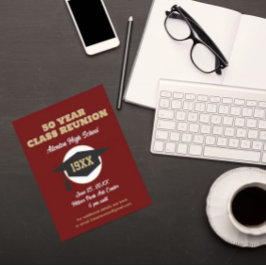 Reunion Invite! Aangepast Briefkaart voor klasreün