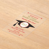 Reunion Invite! Acrylic Class Reunion invitation (Poser)