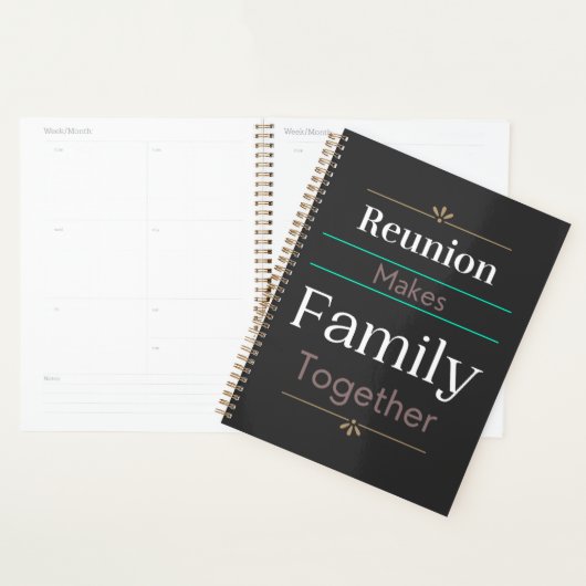 Reunion maakt familie samen planner (Display)