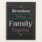 Reunion maakt familie samen planner (Voorkant)