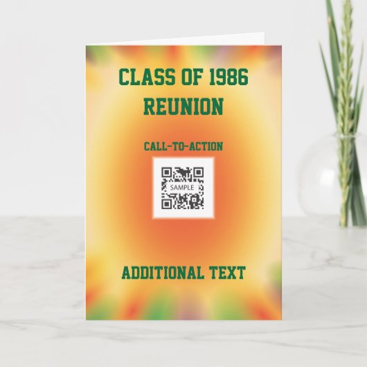 Réunion Modèle Classe Carte de voeux (Devant)