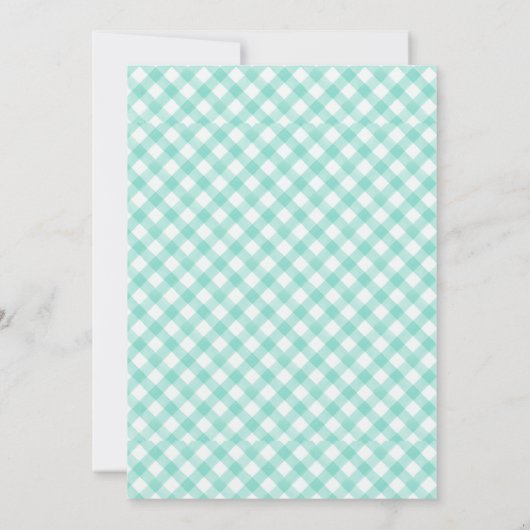 Réunion Moderne Forêt Rustique Simple Invitation (Dos)