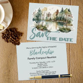 Reunion Party Lakeside landschap aankondiging