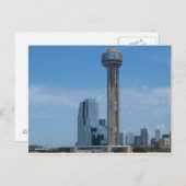 Reunion Tower en 560 Restaurant Briefkaart (Voorkant / Achterkant)