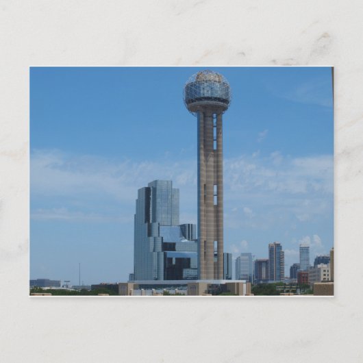 Reunion Tower en 560 Restaurant Briefkaart (Voorkant)