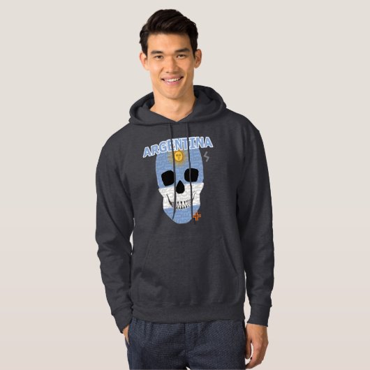 REUNIONES Argentina sudadera con capucha B2 Hoodie (Voorkant volledig)