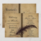 Réunions de famille - Invitations - Livre - Vintag (Devant / Derrière)