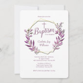 Réunis Ensemble Invitations Religieuses (Rose) (Devant)