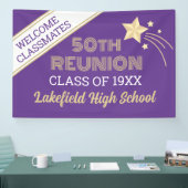 Réunissez-vous ! Bannière de réunion de classe 50  (Salon professionnel)