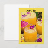 ***REUNISSONS*** INVITATION À UNE FÊTE ADULTE (Devant / Derrière)