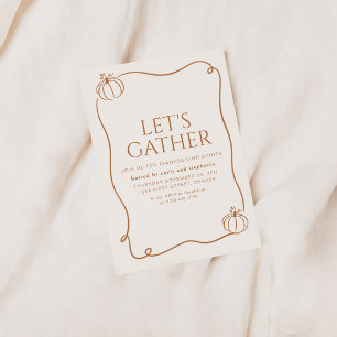 Réunissons une invitation Vintage