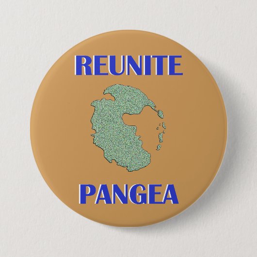 reunite pangea ronde button 7,6 cm (Voorkant)