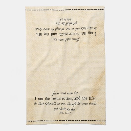 Reurrectiezakdoek Theedoek (Verticaal)