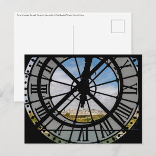 Reus klok van glas in het Musée d'Orsay - Parijs Briefkaart