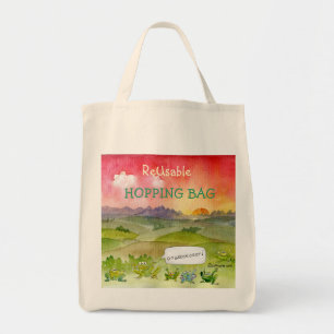 ReUsable Hopping Bag Frogs Tas