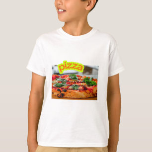 Reusachtig Pizza Beeld - Massaal Lekker Eten T-shirt