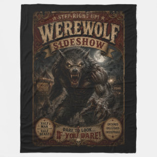 Reusachtige freakshow paranormaal fleece deken