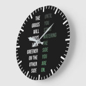 Réussite et motivation de gymnase grande horloge (Angle)