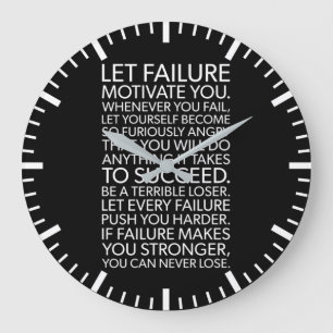 Réussite et motivation de gymnase grande horloge
