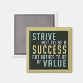 Réussite et valeur aimant motivationnel (Recto/Verso)