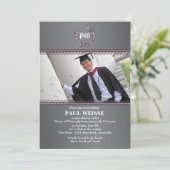 Réussite ultime - Invitation à la graduation photo (Debout devant)