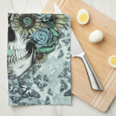 Reutervlinderschedel Theedoek (Quarter Fold)