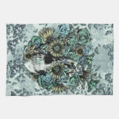 Reutervlinderschedel Theedoek (Horizontaal)