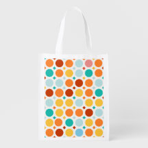 Sac à provisions Color Pop Happy Dots