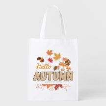 Sac fourre-tout – Hérissons mignons, Champignons