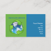 Réutilisation des cartes de visite de globe de (Dos)