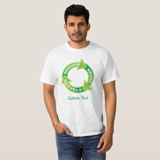 Réutiliser la T-shirt Recycle (Devant entier)