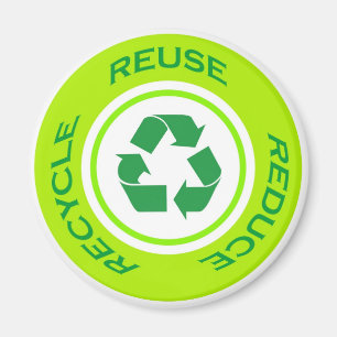 Réutilisez le signe - aimant