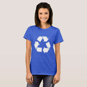 Réutilisez le symbole sur le T-shirt bleu