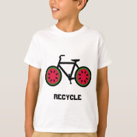 Réutilisez le T-shirt d'enfants de bycycle