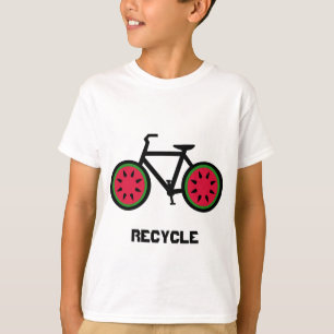 Réutilisez le T-shirt d'enfants de bycycle