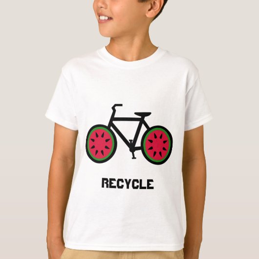 Réutilisez le T-shirt d'enfants de bycycle (Devant)