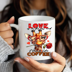 Reuze Grappige Giraffe Koffiemok Mok