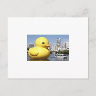 reuze rubber ducky briefkaart