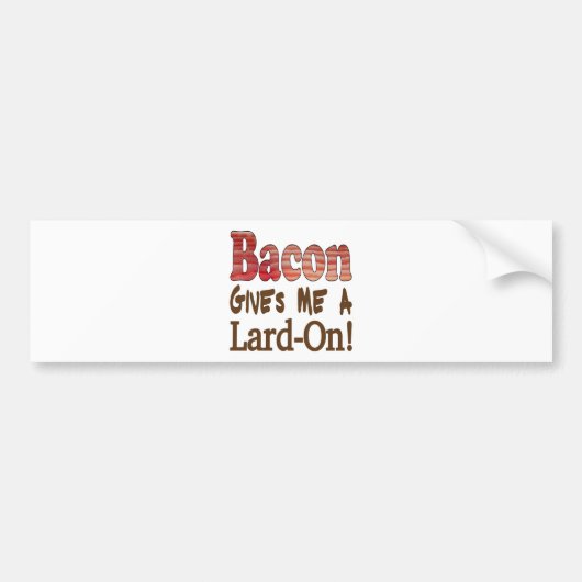 Reuzel van Bacon Bumpersticker (Voorkant)