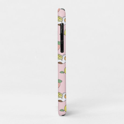 Reuzen en cavia’s in perzikroze Case-Mate iPhone case (Achterkant/links)