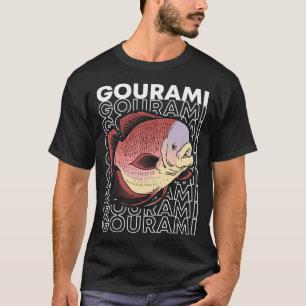 Reuzen Gourami Vis 80's Monster Vis T-shirt
