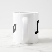 Reuzen koffiemok extra grote beker (Achterkant)