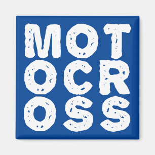 Reuzen Motocross Logo Dirt Bike Koelkastmagneet Magneet
