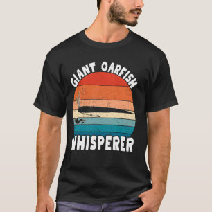 Reuzen Riemvis Fluisteraar Verlengde Vis T-shirt