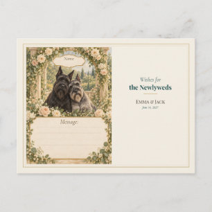 Reuzen Schnauzer Huwelijksgastenboek Wensen Briefkaart