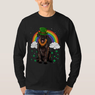 Reuzen Schnauzer St. Patrick's Day Leprechaun T-shirt