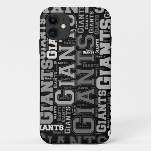 Reuzen Teamnaam Collage Case-Mate iPhone Case (Achterkant)