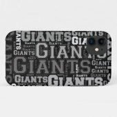 Reuzen Teamnaam Collage Case-Mate iPhone Case (Achterkant (horizontaal))